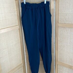 NWOT LULULEMON STRETCH HR HIGH RISE JOGGER TRNV TRUE NAVY SIZE 4 XS BLUE